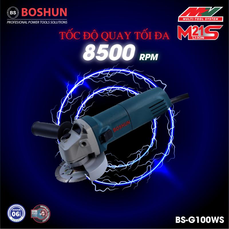 Máy mài điện boshun BS-G100WS dây đồng 100% Lỗi 1 đổi 1 bảo hành chính hãg 6 Tháng