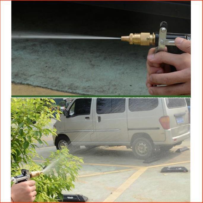 Bộ dây và vòi xịt rửa xe tưới cây tăng áp 3-5m 206817