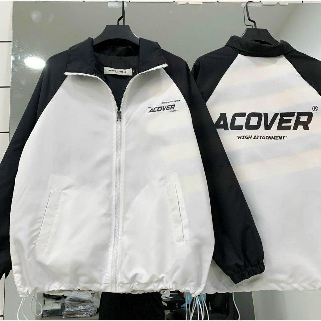 Áo Khoác Dù Bomber 2 Lớp Nam Nữ Ulzzang Unisex Form Rộng ACOVERR