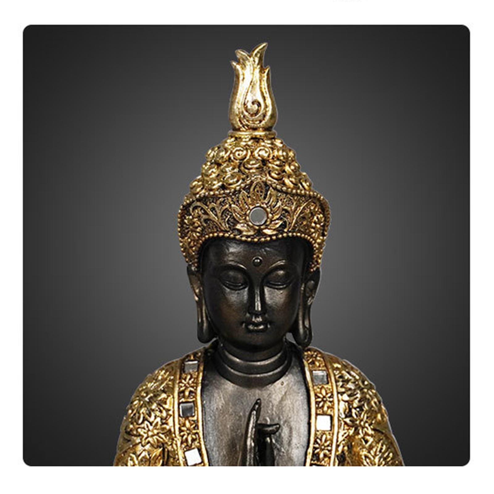 Buddha Figurine Statue Sculpture Ornament for Tabletop Home Decor