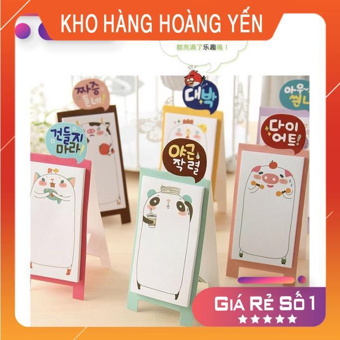 Giấy nhớ, ghi chú đứng để bàn, nhắc nhở công việc hiệu quả