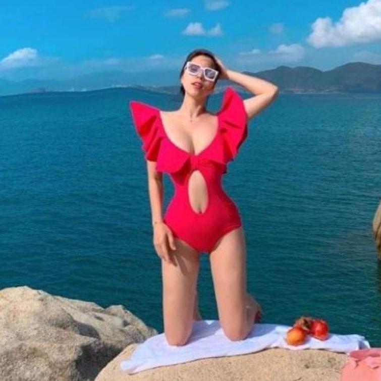 Bikini # Đồ Bơi Đi Biển Nữ Liền Thân Cánh Tiên Khoét Bụng Siêu Phẩm LT-067