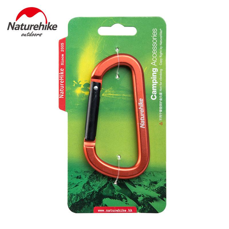 Móc nhôm, móc D siêu nhẹ, đa năng 8cm Naturehike NH15A001-H