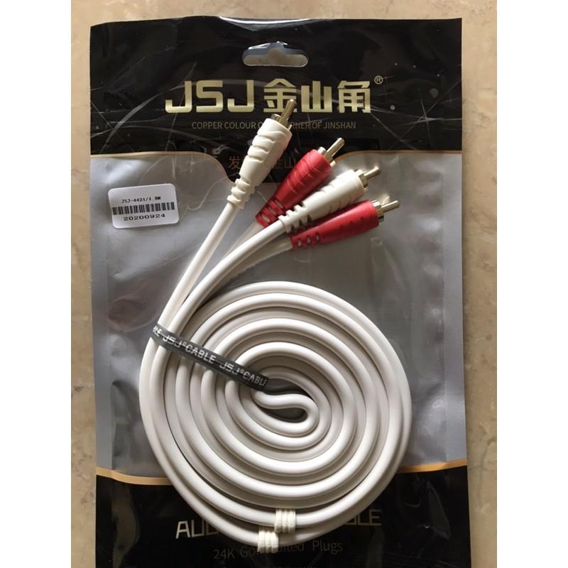 Dây AV 4 đầu hoa sen-1,8M-3M-5M