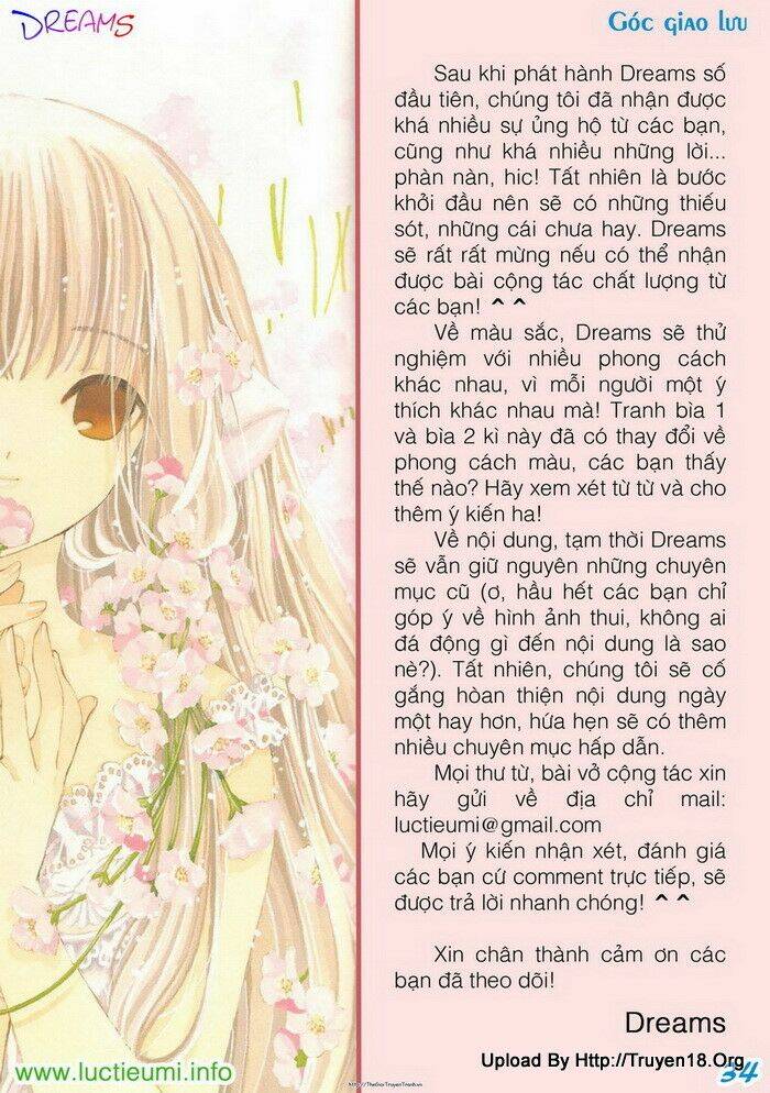 tạp chí dream chapter 2 31