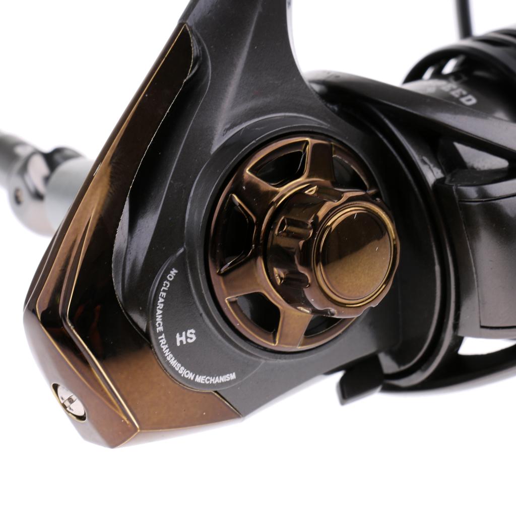 Bass Fishing Reel High Ratio 7.1:1 5+1BB Match Spool Spinning Reels