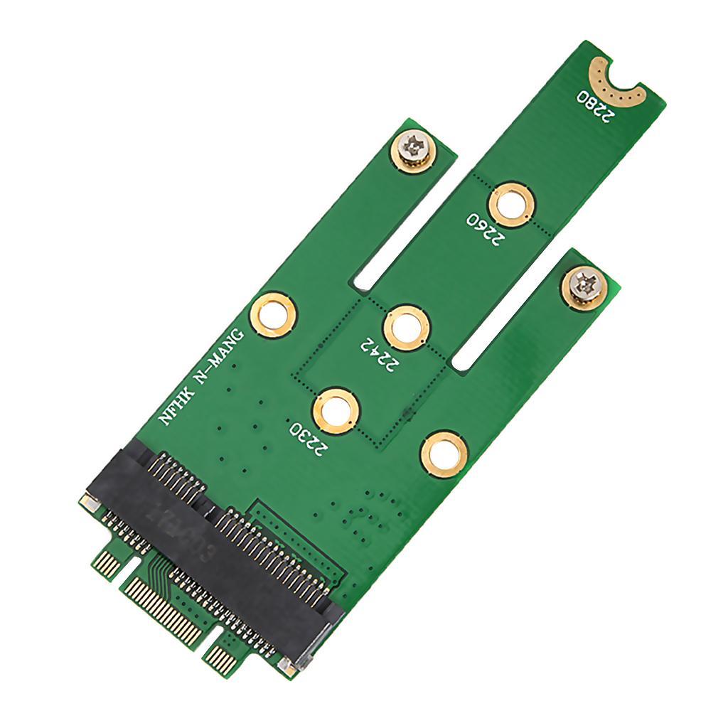 MSATA PCI-E 3.0 SSD to M.2 B Interface Adapter Card for Desktop PC