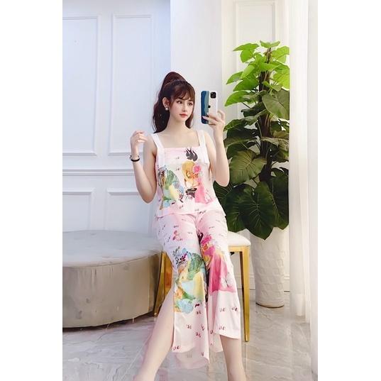 BỘ LỤA QUẦN DÀI ÁO DÂY CAO CẤP NỤ ĐÀO