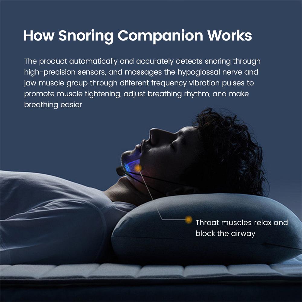 Thiết bị chống ngáy thông minh EMS Pulse Stop Snoring Solution Snore Sleep Apnea Aid Tiếng ồn Giảm ngủ Giấc ngủ Chăm sóc sức khỏe: Ngừng ngáy