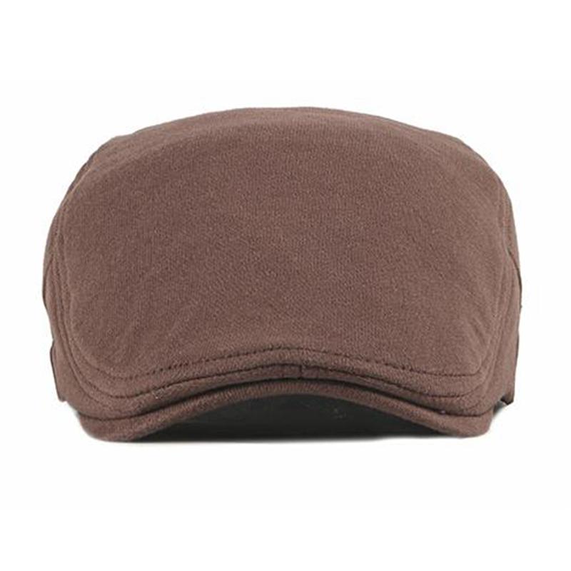 Bông Có Thể Điều Chỉnh Newsboy Mũ Lưỡi Trai Nam Nữ Casual Mũ Nồi Trai (Mềm Mại Màu Lái Xe Cabbie Nón Lưỡi Trai Unisex Đen Xám nón