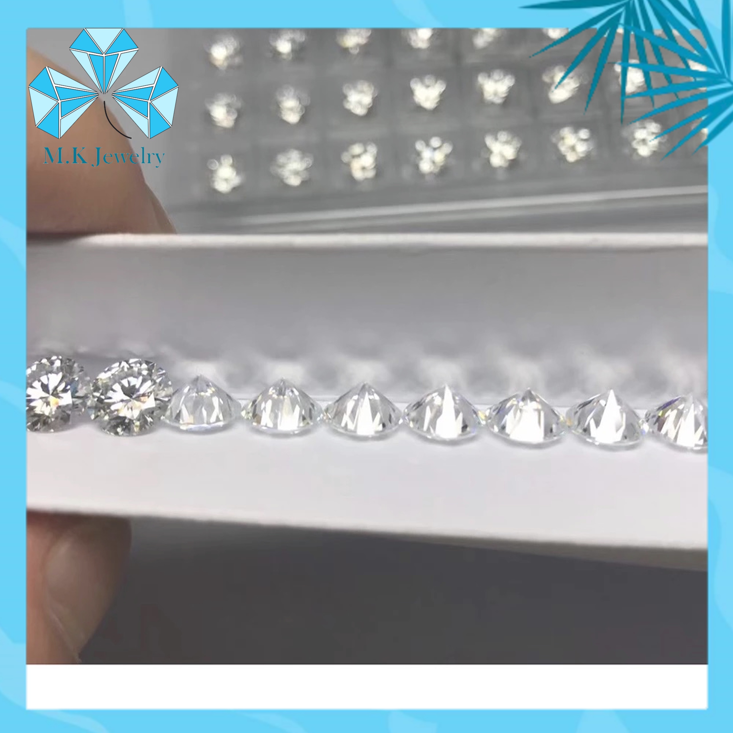 ( SIZE 6LY3 ) KIM CƯƠNG NHÂN TẠO – MOISSANITE NƯỚC D – ĐỘ TINH KHIẾT FL -FULL KIỂM ĐỊNH GRA – GIÁ TỐT NHẤT THỊ TRƯỜNG