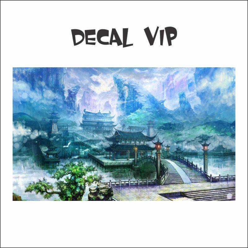 Tranh dán hồ cá  - thủy sinh