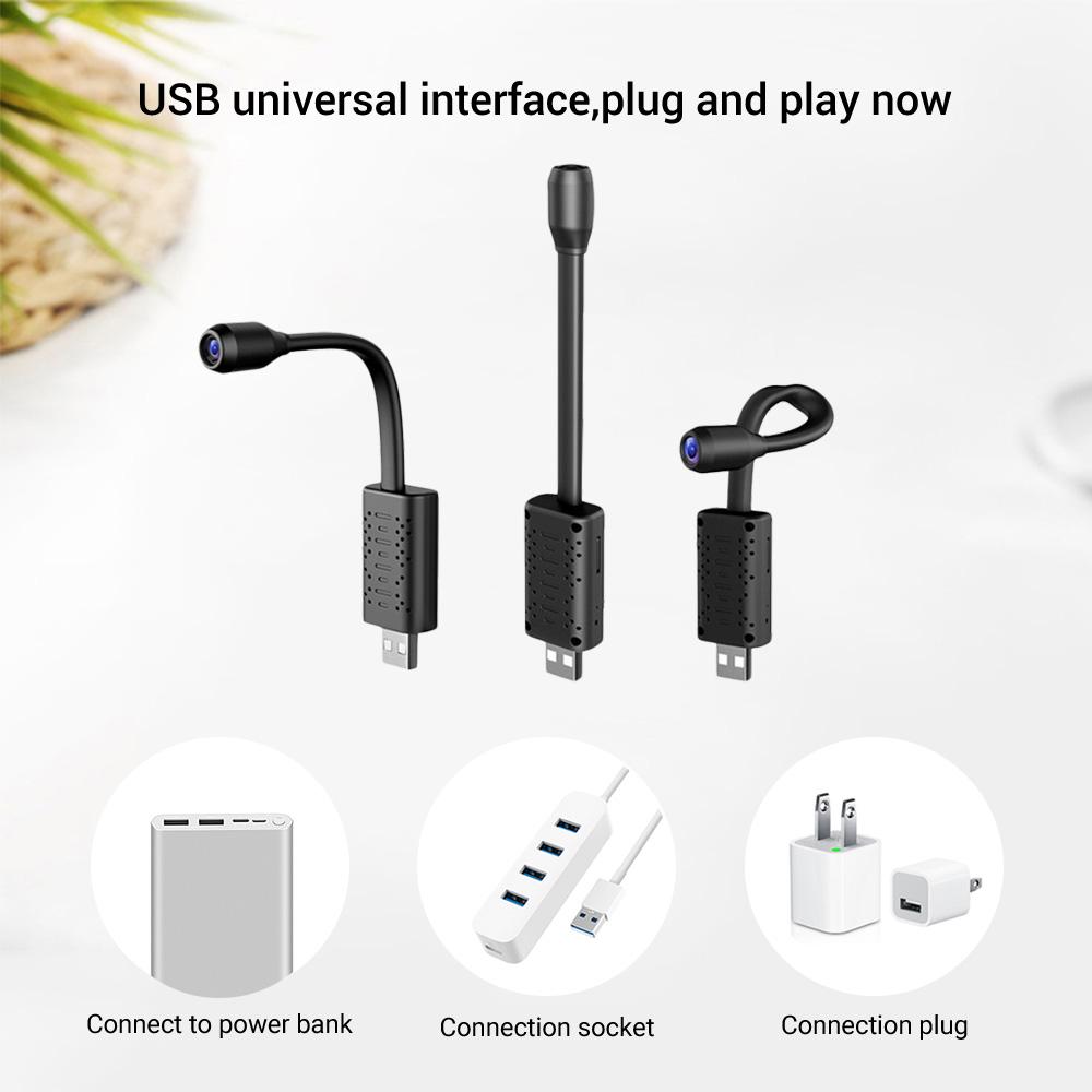 Camera giám sát máy ảnh mini với WiFi IP USB Full HD 1080p P2P CCTV SD Card Storage SMART AI APP