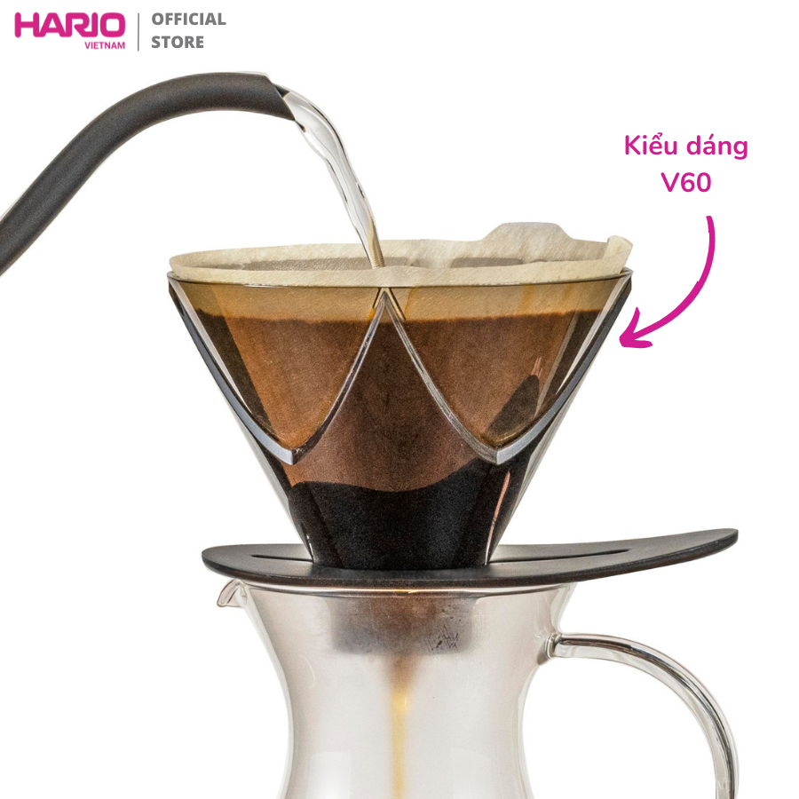Phễu pha cà phê Hario (V60-VDMU-02-TB)