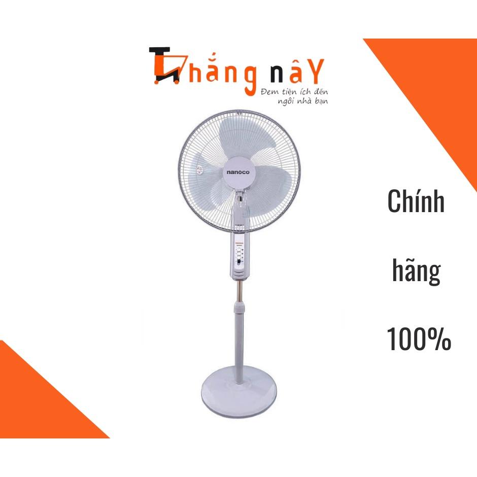 Quạt cây Đứng Nanoco NSF1601G (Màu xám) - hàng chính hãng