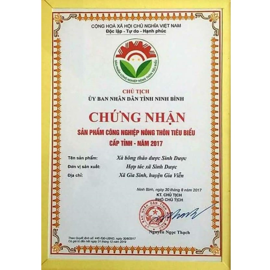 Combo 02 Xà bông thảo dược Sả chanh HTX Sinh Dược - 100% từ nguyên liệu tự nhiên