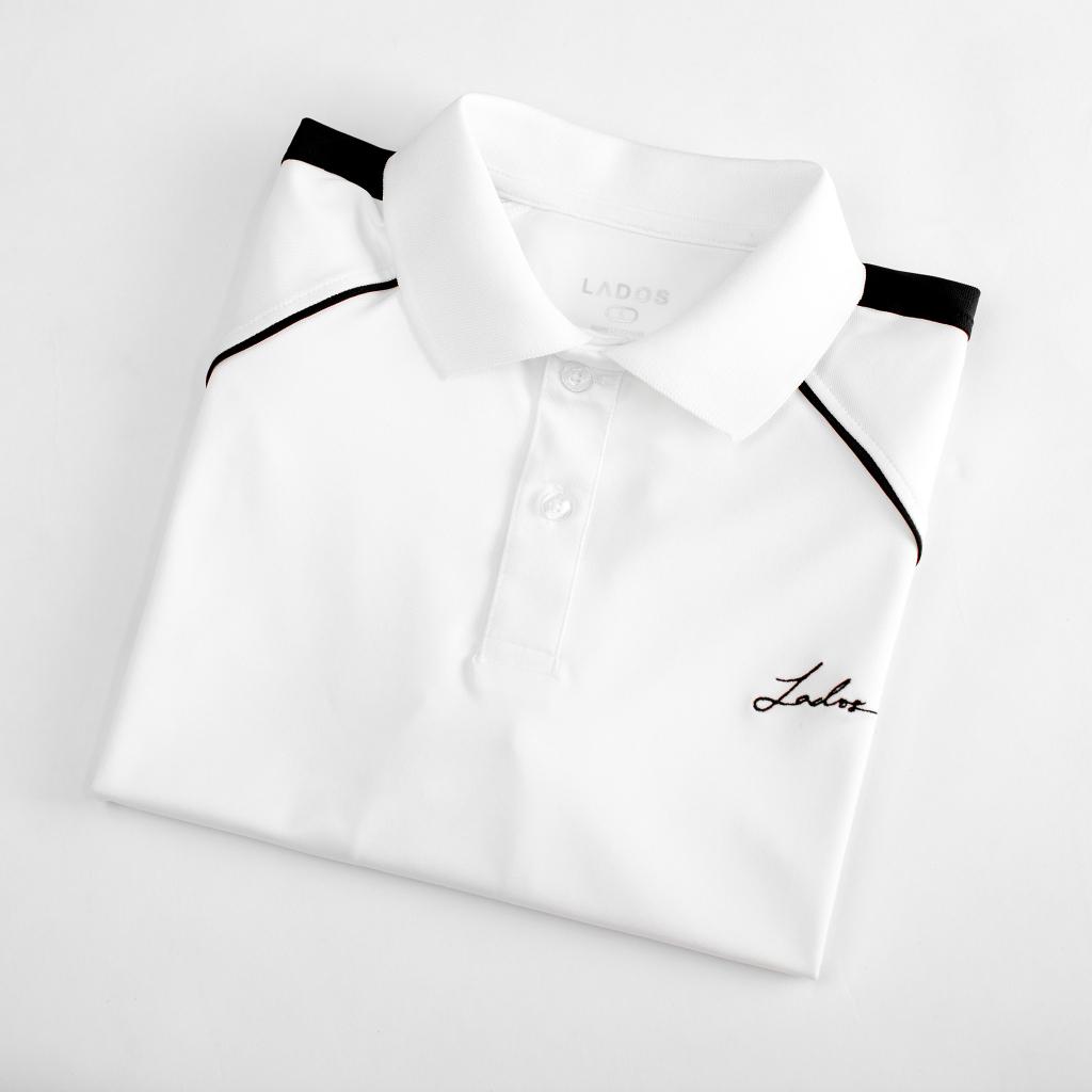 Áo thun có cổ nam polo phối tay cao cấp LADOS-9135 vải thoáng mát, thấm hút tốt, thời trang