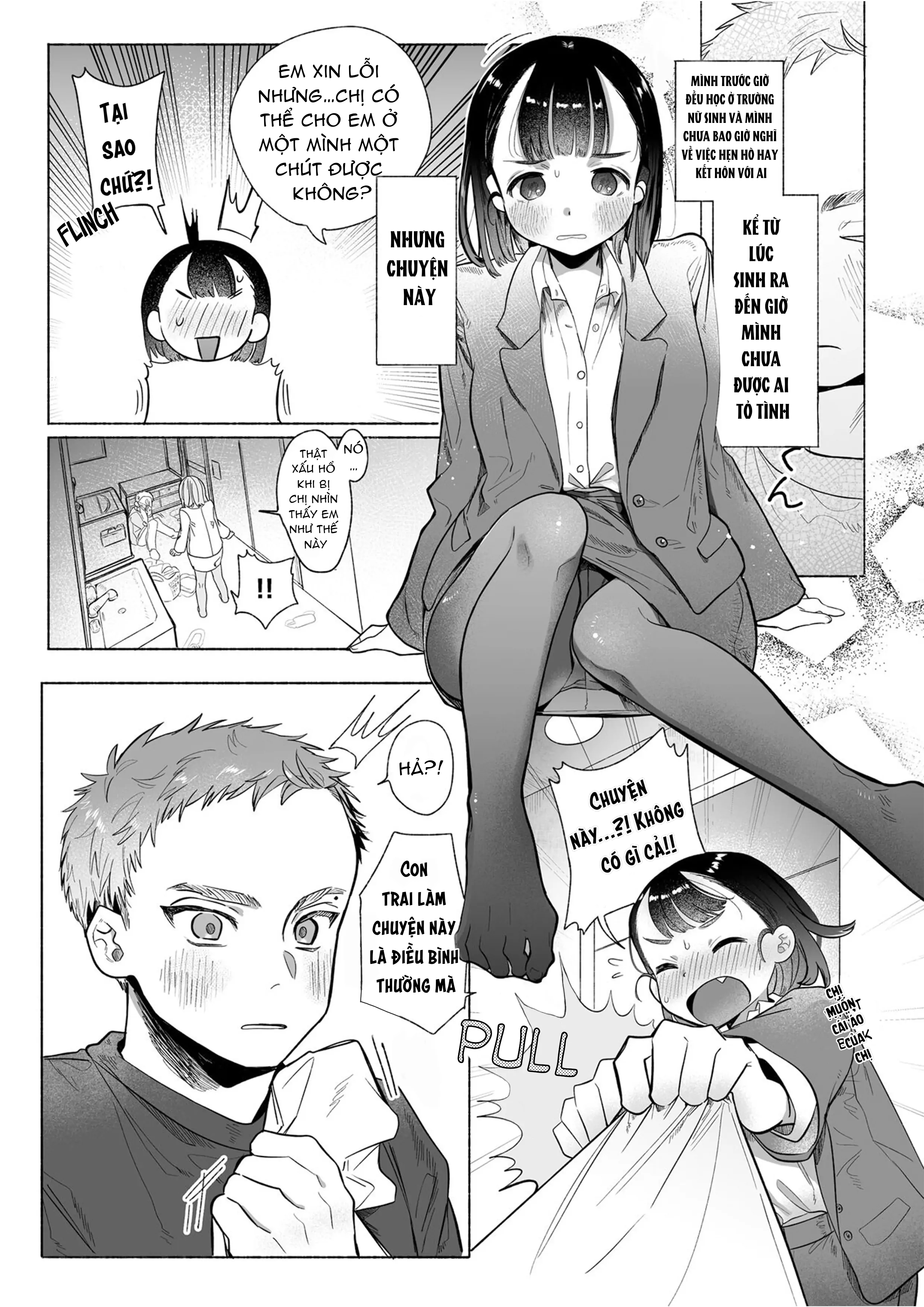 tôi không thể rút ra ngoài chị gái chapter 4 15