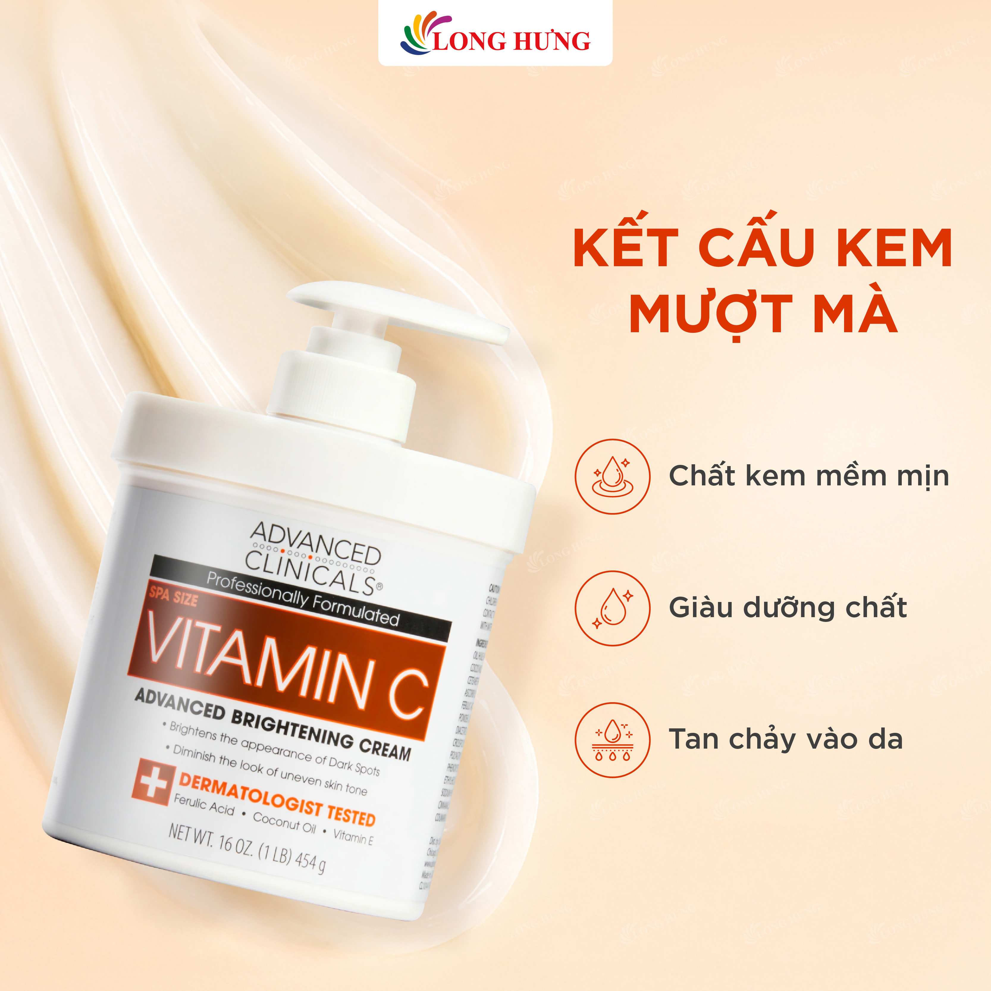 Dưỡng thể Advanced Clinicals (454g) - Hàng chính hãng
