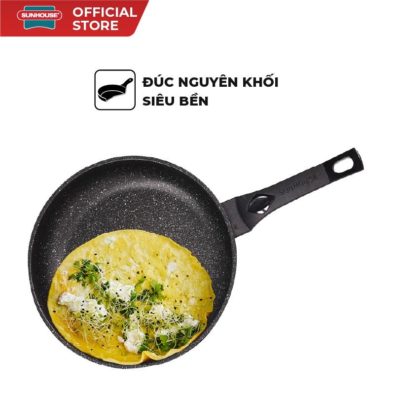 Chảo siêu bền đá sâu SUNHOUSE SBDS28