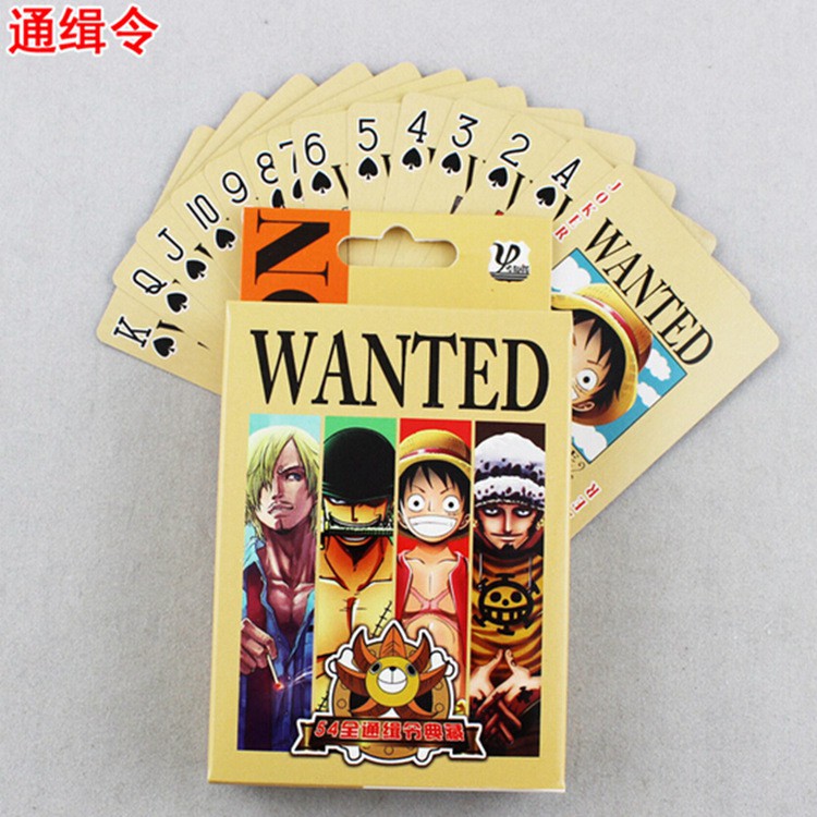 Bộ bài tây anime One piece 54 ảnh khác nhau