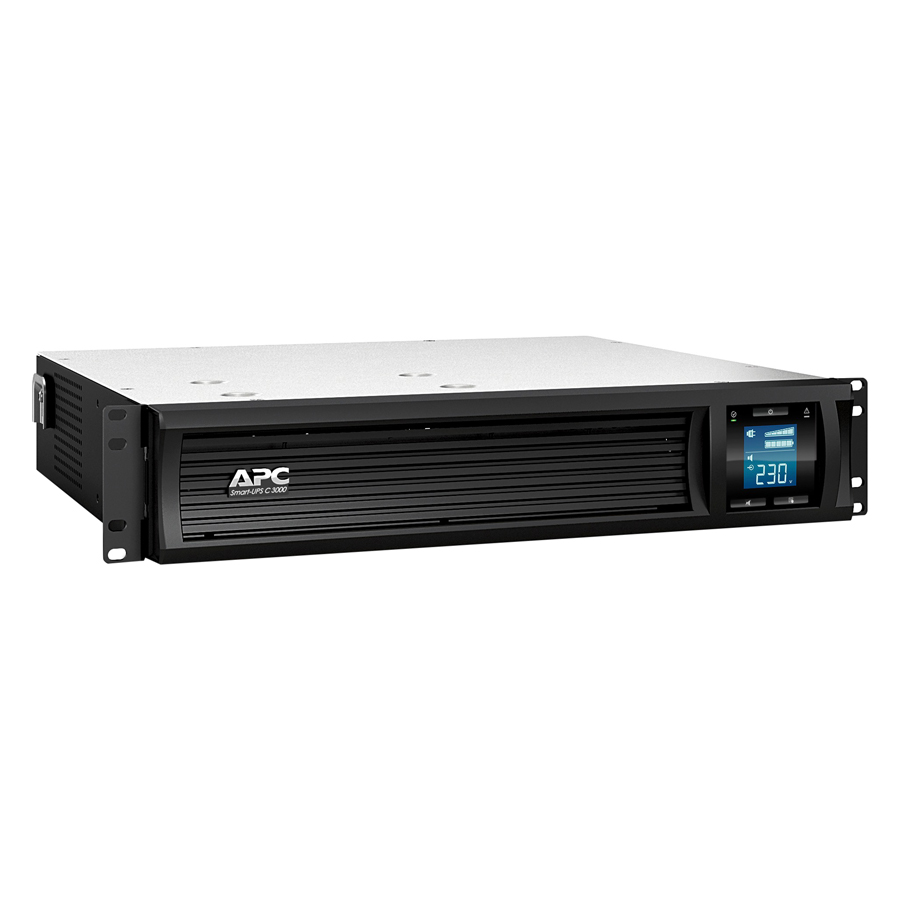 Bộ Lưu Điện APC Smart-UPS C 3000VA Rack mount LCD 230V - SMC3000I-2U - Hàng Chính Hãng