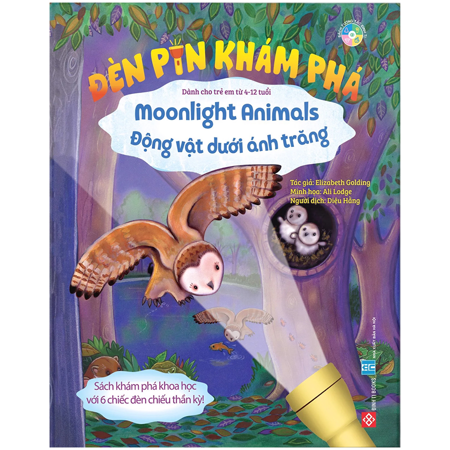 Đèn Pin Khám Phá - Moonlight Animals - Động Vật Dưới Ánh Trăng