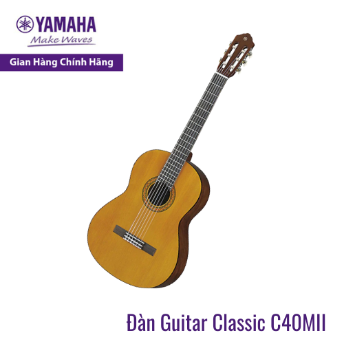 Đàn Guitar Classic Yamaha C40MII-CG shape Spruce Top Back & Side Tonewood