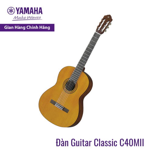 Đàn Guitar Classic Yamaha C40MII-CG shape Spruce Top Back &amp; Side Tonewood