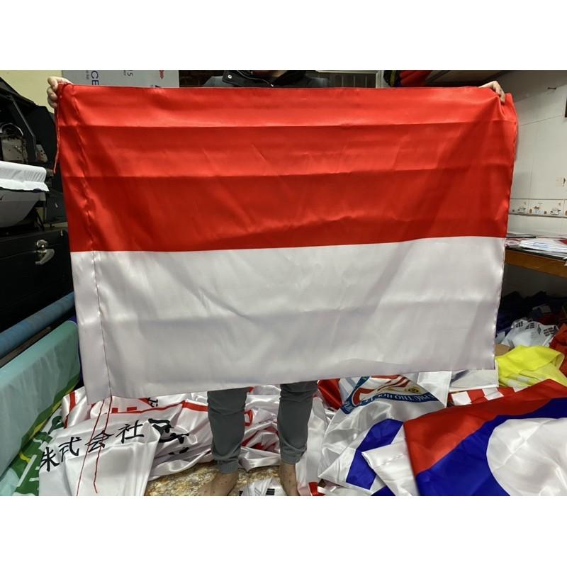 Cờ indo in 3D, in chuyển nhiệt 2 lớp