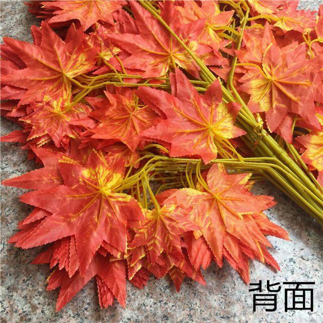 Cành Lá Phong Đỏ 25 lá- Lá giả
