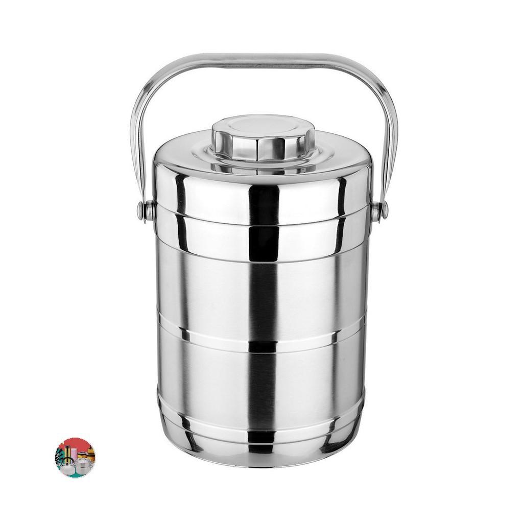 Cặp lồng giữ nhiệt 3 ngăn dung tích 2L 100% inox đẹp