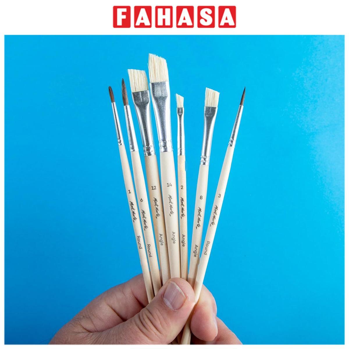 Bộ 13 Cọ Vẽ Natural Hair Brush - Mont Marte BMHS0059