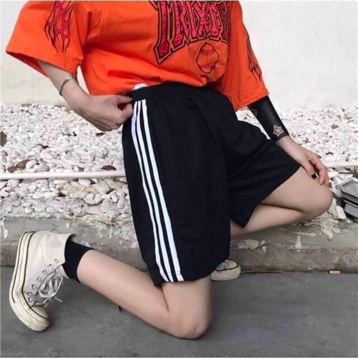 Quần short 3 sọc unisex quần đùi 3 lines nam nữ THE 1992