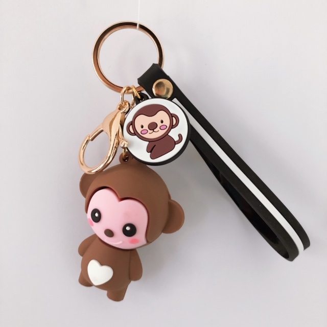 Móc Khóa Hình Thú - 12 Con Giáp - Giao màu ngẫu nhiên