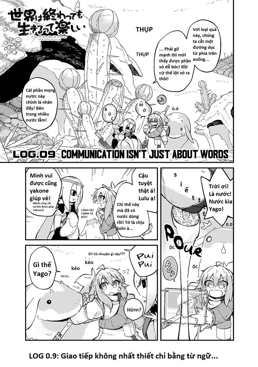 ngay cả khi hậu tận thế, thật hạnh phúc vẫn còn được sống... chapter 9 1