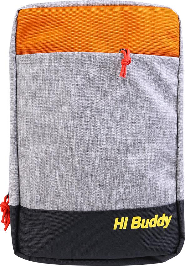 Túi Đeo Chéo Đa Năng Nhiều Màu Ver2 Hi Buddy CHBV2 (25 x 39 cm) - Đen Cam