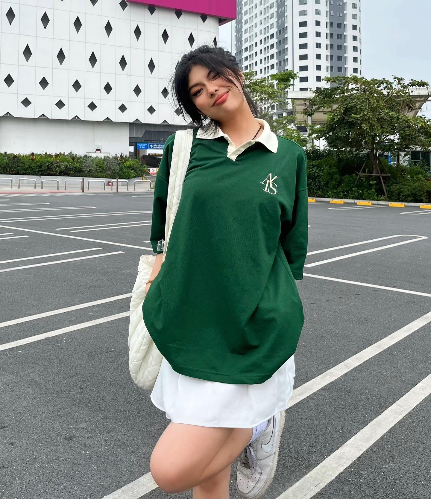 Áo polo form rộng nam nữ locar brand ATYS , áo thun có cổ basic oversize , chất liệu vải thun cotton cá sấu cao cấp thời trang unisex - Gin Store