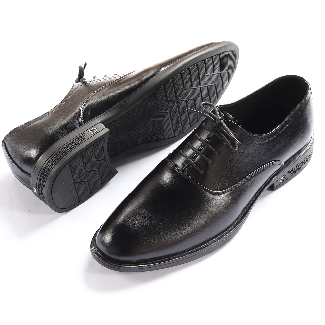 Giày Tây Nam Oxfords Buộc Dây Thanh Lịch, Màu Đen Mã CS56