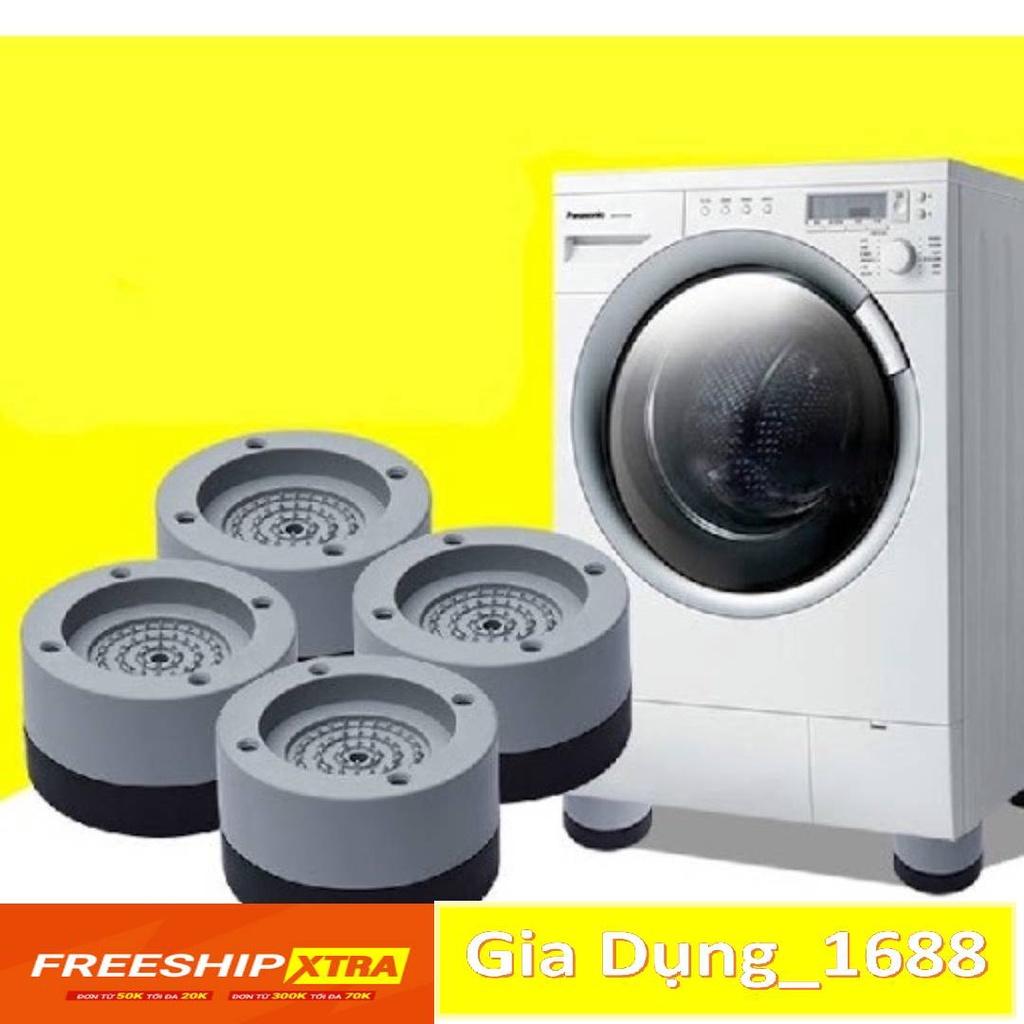 Bộ 4 miếng đệm cao su lót chân máy giặt chống rung chống ồn, Chân Đế Cao Su Chống Rung Máy Giặt, Tủ lạnh, Bàn Kệ