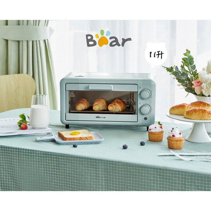 Lò Nướng Điện Đa Năng Bear Màu Pastel D11K3 Dung Tích 11L - Hàng Chính Hãng