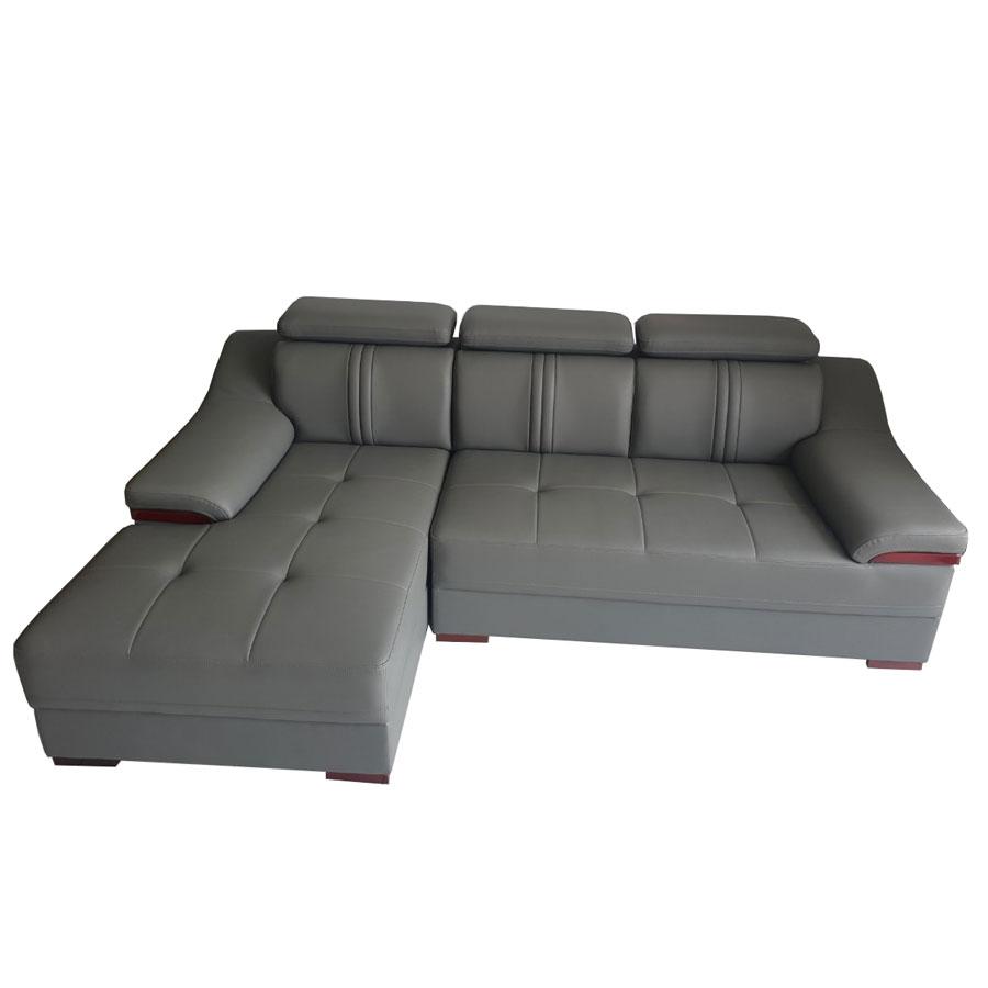 Ghế Sofa Da Hàn Quốc Cao Cấp Góc Chữ L _ An Toàn Người Dùng _ Màu Xám _ Size 2500 x 1600