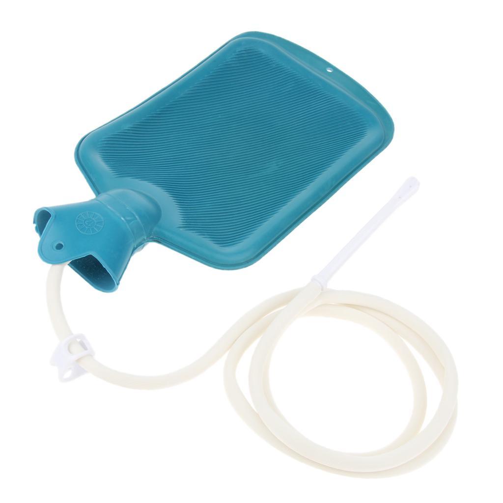 Adults Silicone Enema Douche Bag Rubber Enemator for Easy Cleaning
