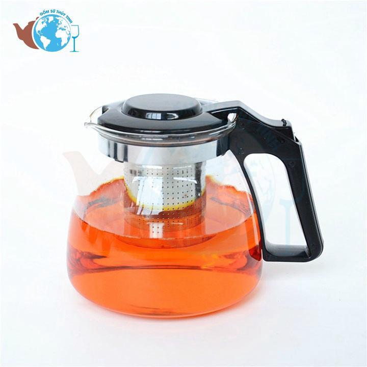 Bộ ấm trà lõi lọc và 4 ly thuỷ tinh