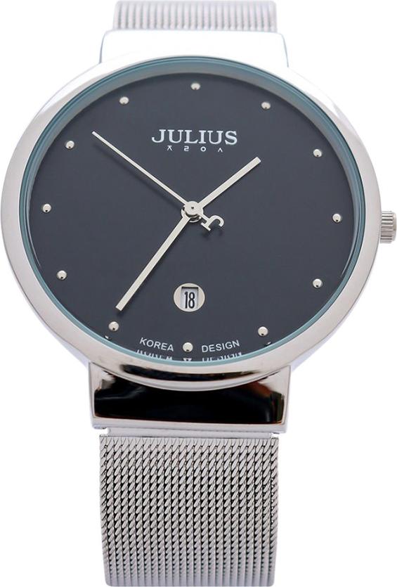 Đồng Hồ Julius Nam Ja-426M Ju1052 (Bạc Mặt Đen)