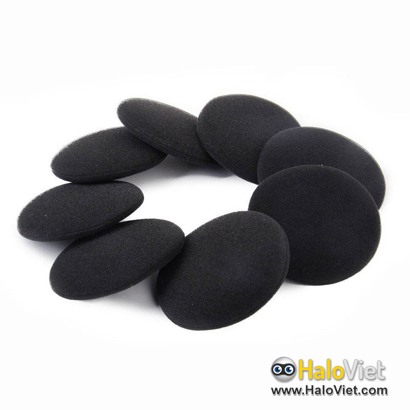 Mút bông lọc âm, bọc đệm tai nghe chụp tai / trùm đầu / Headphone / Over Ear 55mm giúp êm tai & tăng âm bass