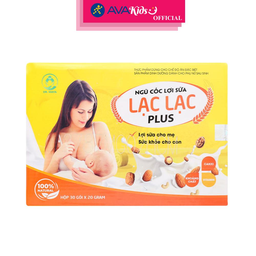 Ngũ cốc Dr.Maya Lạc Lạc Plus hỗ trợ lợi sữa 30 gói - Hàng Chính Hãng