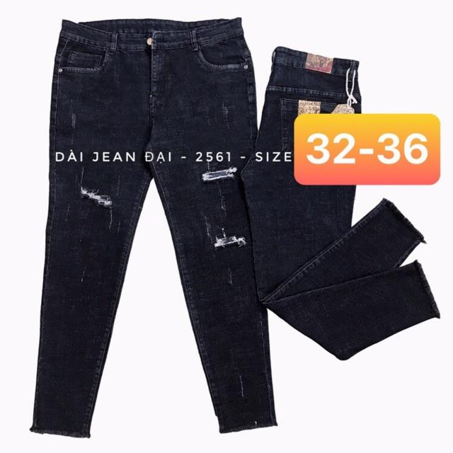 QUẦN JEAN 9 tấc BIG SIZE NỮ vá đắp 2467