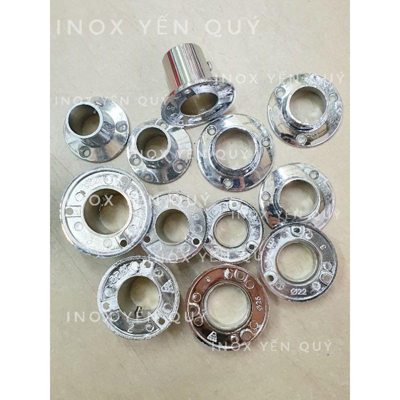 1 đôi Chân đỡ ống inox bát đỡ ống inox dầy cao cấp nhất.bát rèm chân đỡ ống.bát đỡ ống bas đỡ ống pas đỡ ống tròn