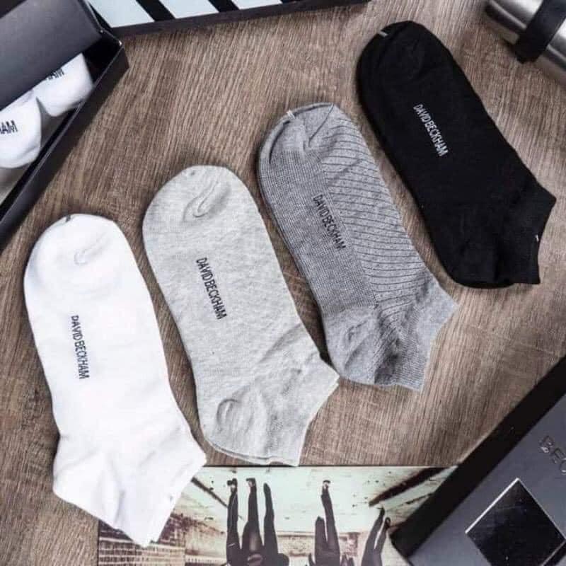 Hộp 4 đôi tất nam cotton chống hôi chân